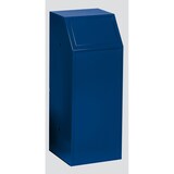 thumbnail of PROREGAL Robuster Wertstoffsammler mit Einwurfklappe selbstschließend | 68 Liter, HxBxT 100x40x40cm | Verzinkter Stahl | Blau | Mülleimer Abfalleimer