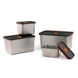 thumbnail of Plastorex - Boîte de conservation micro-ondable en inox, 125 CL, L.21.2*l.13.2*h.6.5 cm