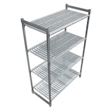 thumbnail of CAMBRO - CBU243672V4-580 - Basics Plus Regal mit 4 belüfteten Regalböden - 61 cm Tiefe, 91 cm Länge x 183 cm Höhe - 91x61x183 cm - Gebürstetes Graphit