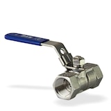 thumbnail of Edelstahl Kugelhahn 1 1/2 Zoll DN40 1-tlg Absperrhahn Kugelventil Absperrventil
