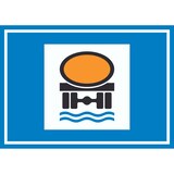 thumbnail of Wasserschutzgebiet Symbol Schild A6 (105x148mm)