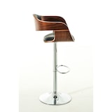 thumbnail of Lot de 2 tabourets de bar Kingstone similicuir Noyer / Noir