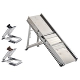 thumbnail of Louis tellier -  Mandoline inox professionnelle avec chariot -  3 & 10 mm -  20638CHB