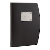 thumbnail of Securit® Menú A5 "Rio" - Negro - Placa "Menu" incluida - 4 vistas
