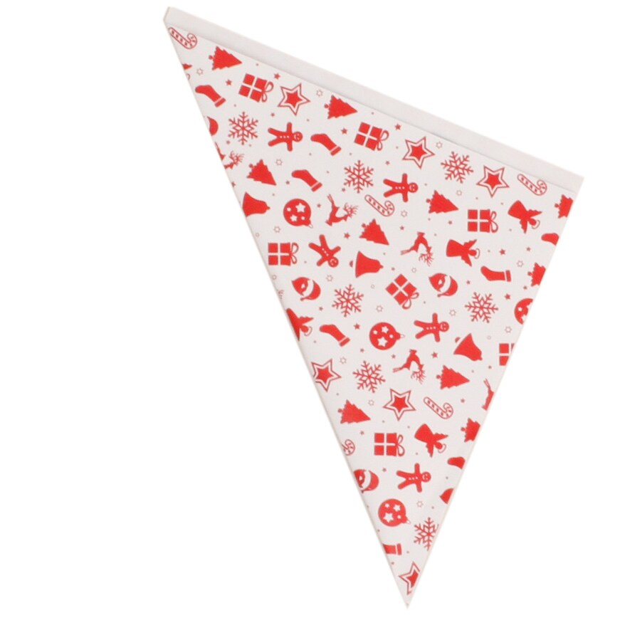 Nette 1000 Spitztüten aus Papier Motiv "Weihnachten" rot 23cm für 250g Mandeltüten