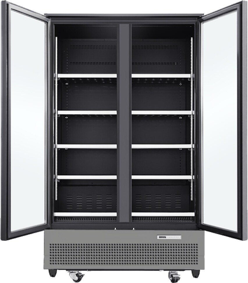 Gefrierschrank-schaufenster grosse kapazität, mit 2 türen - 1200x760x2000 mm - 1050 W 230/1V - 14156590 Eurast