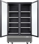 thumbnail of Gefrierschrank-schaufenster grosse kapazität, mit 2 türen - 1200x760x2000 mm - 1050 W 230/1V - 14156590 Eurast