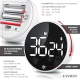 thumbnail of BEARWARE Küchentimer Digital, Küchenwecker Eieruhr, LED Display, Countdown, magnetisch