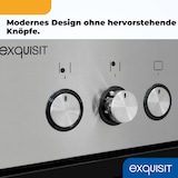 thumbnail of Exquisit Herd-Set, 58 Liter, Backofen mit 9 Funktionen, Kochfeld mit 4 Zonen, Umluft, Heißluft, Grill, Timer, Energieeffizienz A, EHE185-1.3