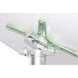 thumbnail of Set Stehtisch + Stehtischhusse HWC-J30, Bistrotisch Tischhusse, klappbar höhenverstellbar Ø 60cm ~ Husse schwarz