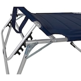 thumbnail of 2er-Set XXL Aluminium Gartenliege Sonnenliege gepolstert Kopfkissen 2 m klappbar