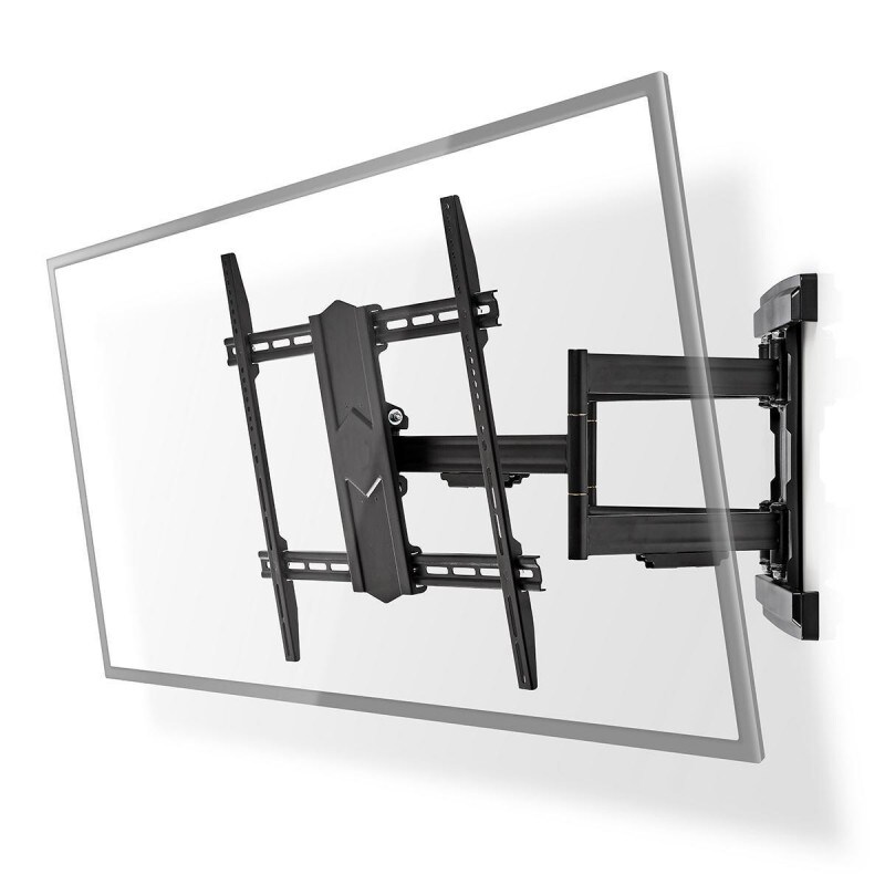 Support Tv Mural Inclinable Pour Téléviseur 43" à 90" Poids Max 70kg 6 Pivots Usage Non Intensif Nedis