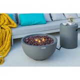 thumbnail of ELEMENTI Feuertisch Nantucket Feuerstelle aus Beton - Komplett-Set, wetterbeständig, Hellgrau 67x67x35cm