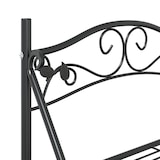 thumbnail of vidaXL Blumenregal Schwarz 56x30x96 cm Stahl