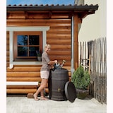thumbnail of Récupérateur d'eau aérien tonneau "vino" 250l - MARRON