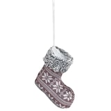 thumbnail of Weihnachtsstiefel Nikolausstiefel Nikolausstrumpf Weihnachtsstrumpf Socke Deko grau