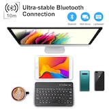 thumbnail of 3in1 Bluetooth Tastatur (Schwarz) + Maus (Schwarz) + Cover für Apple iPad Pro 11 2024 M4 5. Generation 11 Zoll Case Schutz Hülle Tasche Keyboard