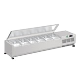 thumbnail of Refrigerador de ingredientes con tapa con 6 cubetas gn 1/4-150 - 1400x335x280 mm - 160 W 230/1V - 761414CT Eurast