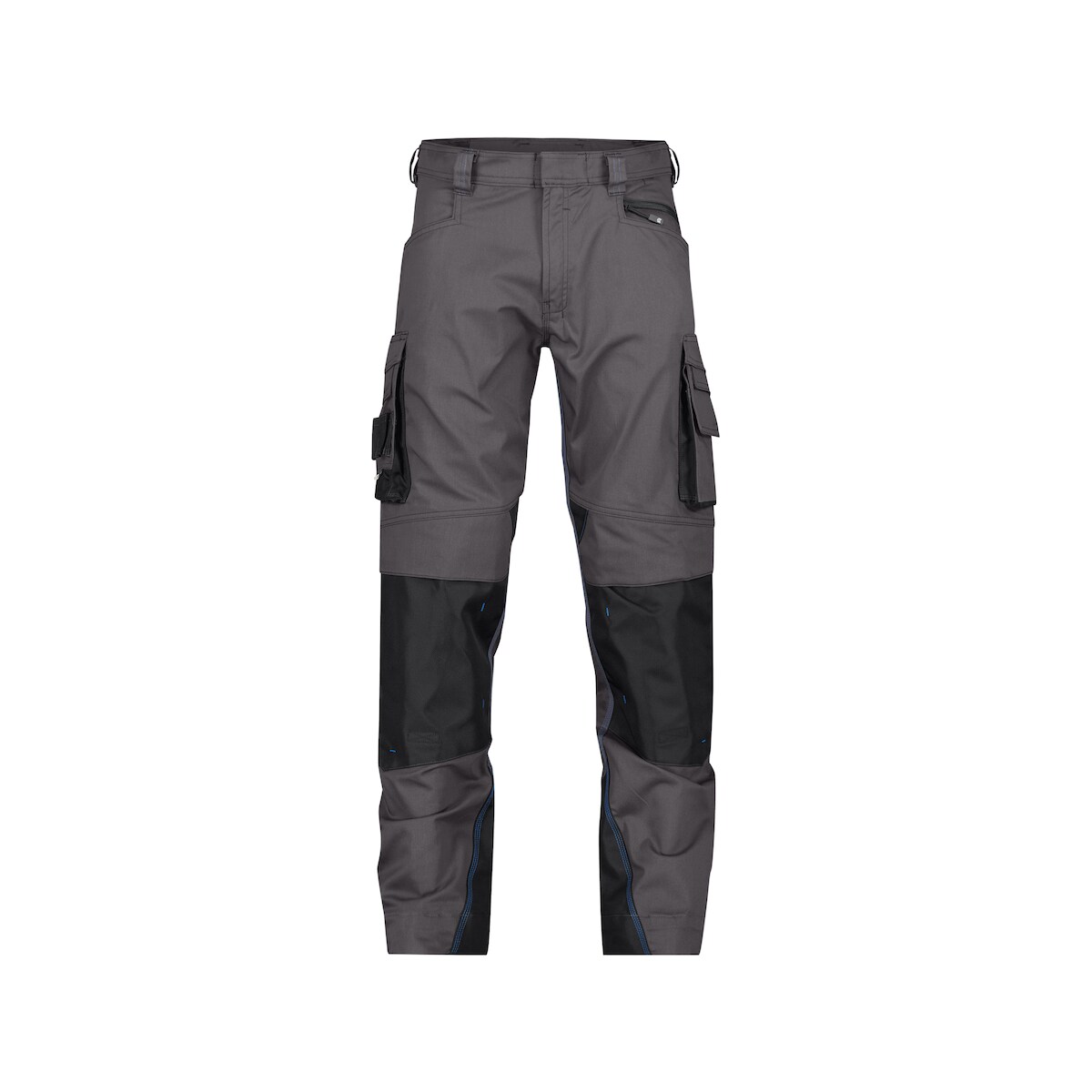 DASSY Nova Arbeitshose, Kniepolstertaschen Cordura zertifiziert EN 14404, PESCO 63, wasserabweisend anthrazitgrau/schwarz 42 STANDARD