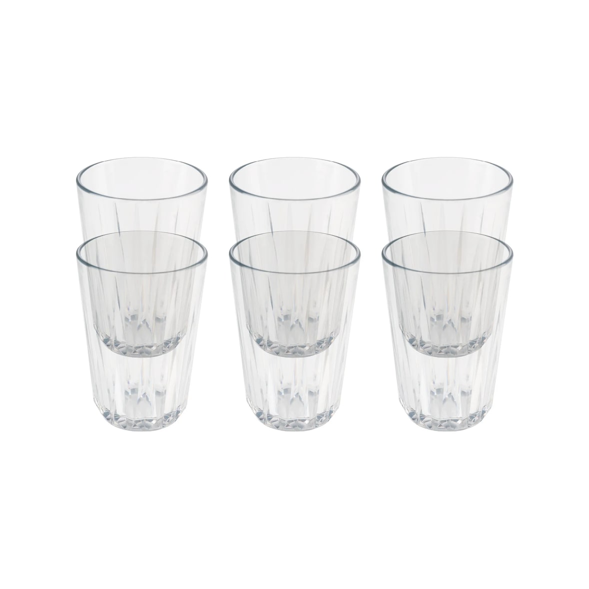 APS 6er Set Drinkbekerset -CRYSTAL- Tritan, 0,15 liter/ 10550