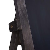 thumbnail of Reclamebord HWC-E51, krijtbord, 66x37x27cm Shabby-Look Vintage ~ grijsbruin