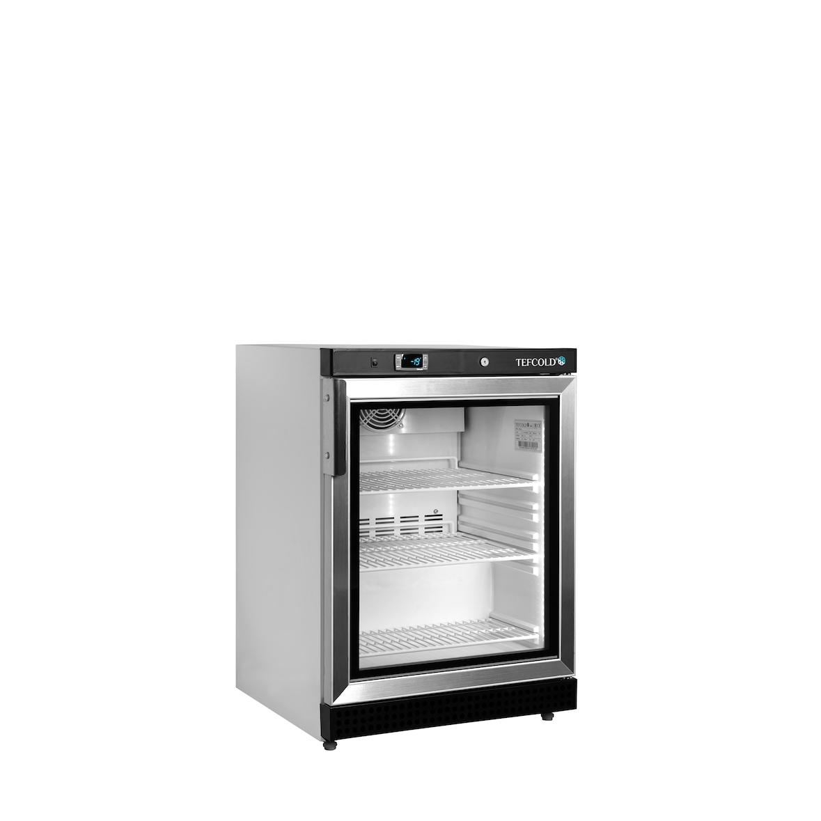 TEFCOLD Displaygefrierschrank UF200VG 200l Weiß