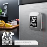 thumbnail of BEARWARE Küchentimer digital - Küchenwecker Eieruhr - digital mit 3 x Touchbutton - LCD Display - Countdown und Countup bis 99 Minuten - Uhrzeit