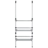 thumbnail of vidaXL Droogrek 3-laags hangend aluminium