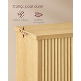 thumbnail of Helloshop26 - Buffet console meuble de rangement avec étagères réglables 40 x 76 x 80 cm portes cannelées style transitionnel pour 12_0006349