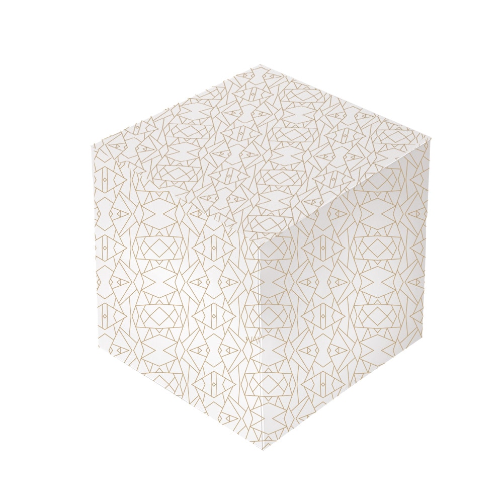 Garcia de Pou 30 Unità - Scatole Alte Per Pasticceria Senza Finestra 'Thepack Deco' 330 G/M2 25,4X25,4X30,5 Cm Bianco Cartone Ondulato A Microcanali