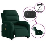 thumbnail of vidaXL Massagesessel Elektrisch Dunkelgrün Samt
