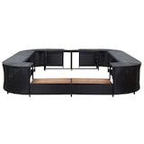 thumbnail of vidaXL Whirlpool-Umrandung Quadratisch 268×268×55 cm Poly Rattan