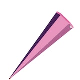 thumbnail of Roth Schultüte 85cm eckig Basteltüte rosa
