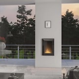 thumbnail of RAME 550 – Eingebauter Biokamin, wandmontierter Bioethanolkamin, verschiedene Farben – Schwarz – ohne Glas