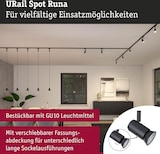 thumbnail of Paulmann URail Schienenspot Runa Einzelspot  GU10  max. 10W  dimmbar 230V Schwarz matt 95621