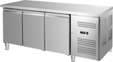 thumbnail of GastroHero Kühltisch Edelstahl GN 1/1 3-türig Umluftkühlung -2 °C bis +8 °C 230 V Profi Gastronomie Kühltisch ECO 3/0 1800x700x850 mm