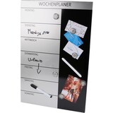 thumbnail of Wochenplaner Magnettafel 57x37cm + Zubehör Packung mit 5 Stück