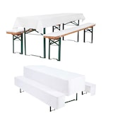 thumbnail of Bierbank Auflagen Hussen Set 6 Teile