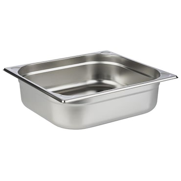 GN 2/3 H 10 cm vasca gastro in acciaio inox APS