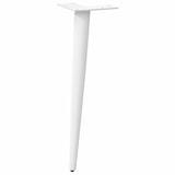 thumbnail of vidaXL Couchtischbeine Konische Form 4 Stk. Weiß 42-43 cm Stahl