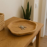 thumbnail of WellHome - Cuenco de madera de raíz de teca 30x30x4cm