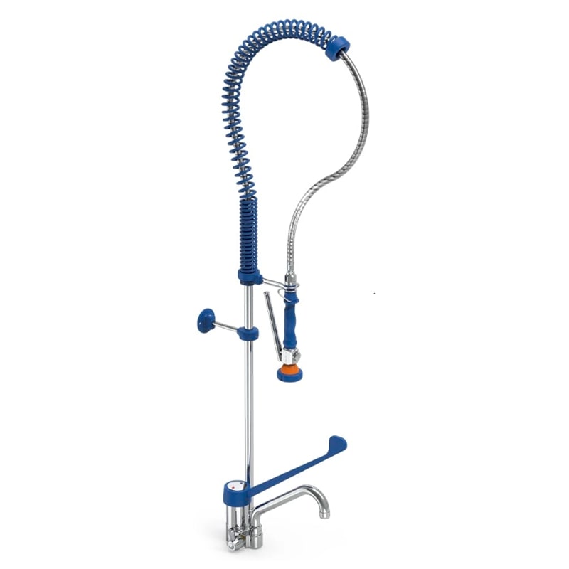 Grifo ducha sobremesa dos aguas monomando codo. Modelo 463062