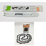 thumbnail of STIHL Führungsschiene Rollomatic E 40cm / 16" - 0.325" - 1,6 mm 30050004713 + 1x Sägekette 36390000062