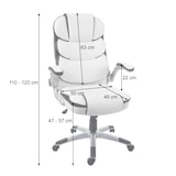 thumbnail of Bürostuhl HWC-F80, Schreibtischstuhl Chefsessel Drehstuhl, Kunstleder ~ schwarz