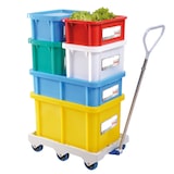 thumbnail of GILAC Bac renforcé HACCP 600 x 400 + couvercle - 55 L - Jaune G119918