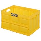 thumbnail of METRO Professional Cassetta pieghevole, polipropilene, 53 x 36 x 29.5 cm , 46 L, 40 kg, giallo