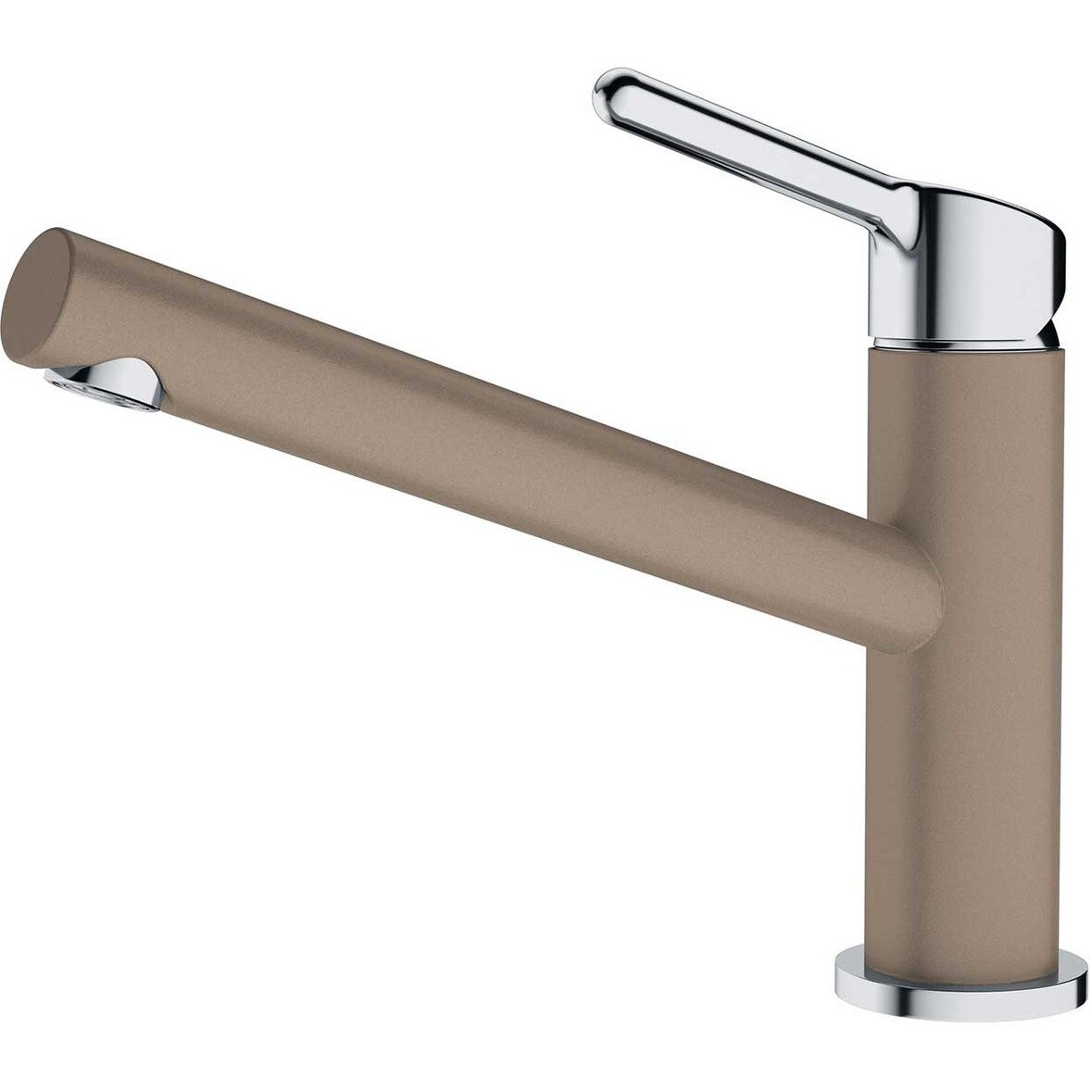 Franke Messing Hochdruck Armatur Orbit Festauslauf Chrom Cashmere 115.0623.146