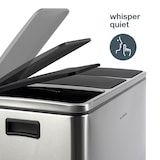 thumbnail of Les Collectors Vuilnisbak met deksel, roestvrij staal, zilver, 56 cm