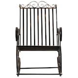 thumbnail of Lot de 2 Fauteuils à bascule d'extérieur Smilla en fer forgé Bronze