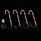 thumbnail of 4er Set LED-Gartenleuchtstäbe Zuckerstange